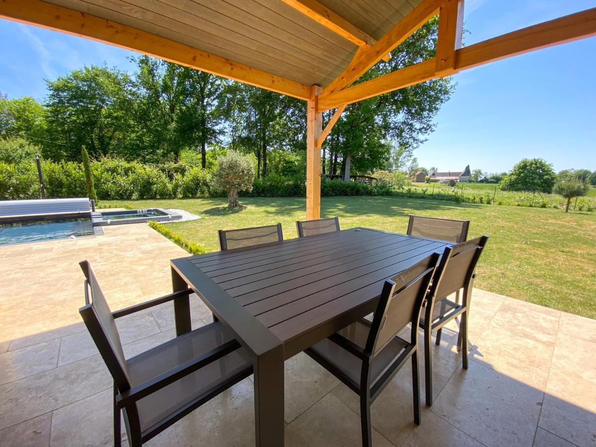 Villa Moderne , Neuve Piscine Jacuzzi . Sarlat-la-Caneda Ngoại thất bức ảnh